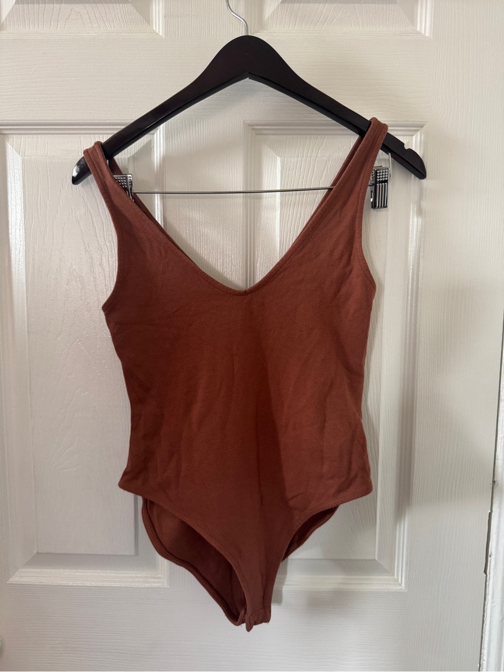 Terracotta Scoop Neck Bodysuit